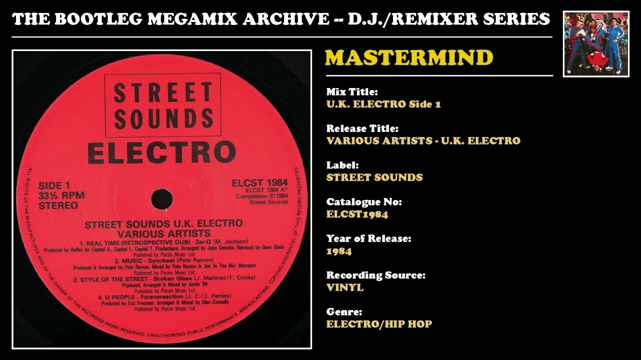 MASTERMIND * U.K. ELECTRO Side 1 * Street Sounds Records ELCST1984 * 1984