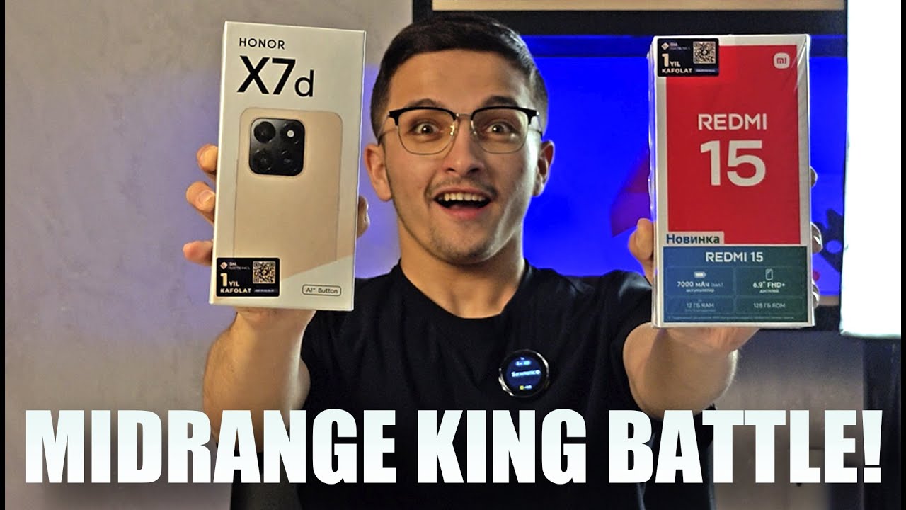 Redmi 15 против Honor X7d — битва королей среднего класса! 🔥 Невероятный тест камеры и производит...