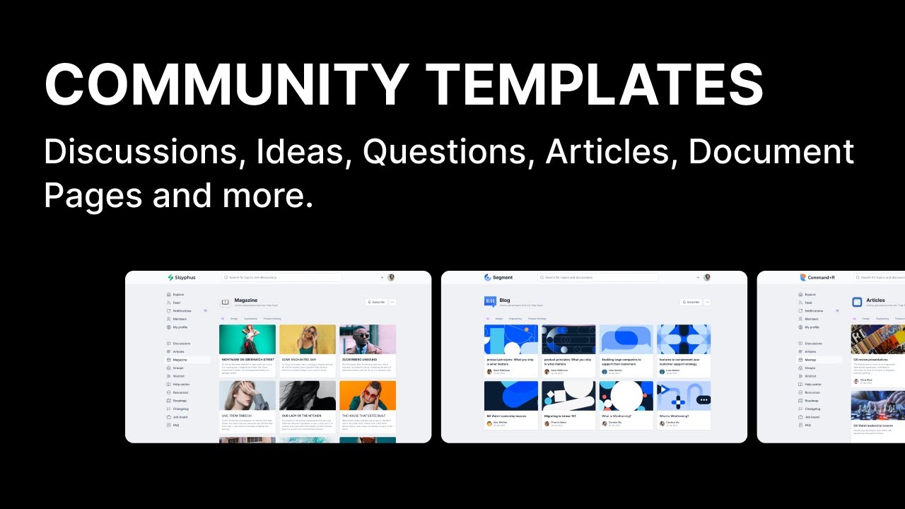 Introducing Bettermode community templates