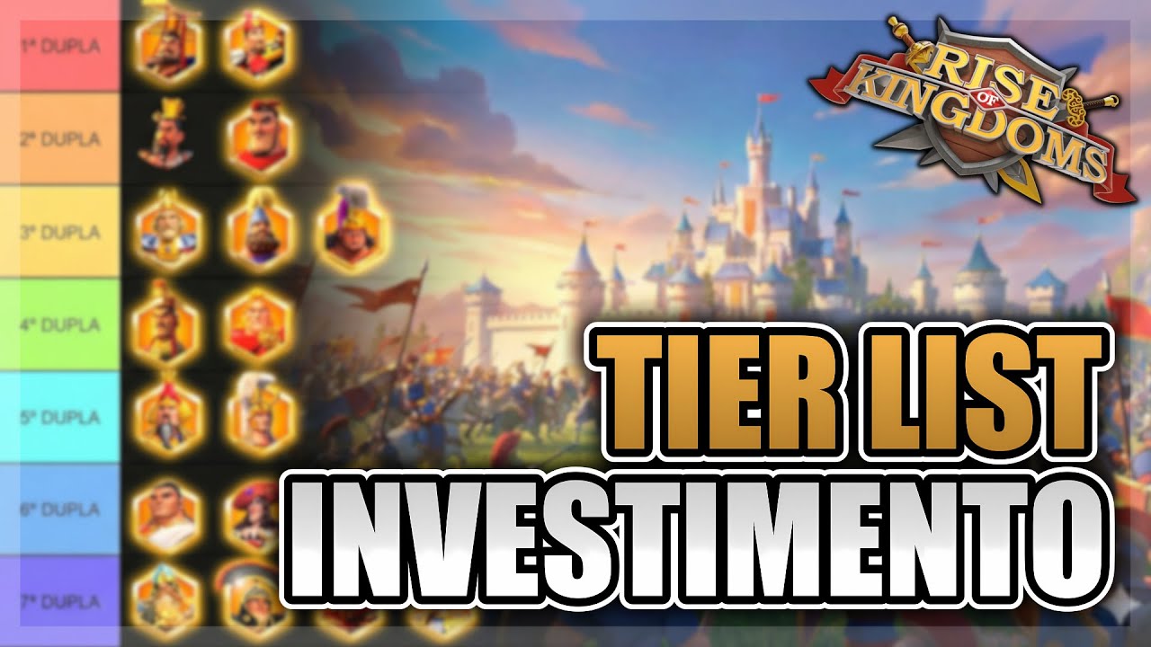 MELHORES INVESTIMENTOS DE COMANDANTES [FEV 2026] - RISE OF KINGDOMS