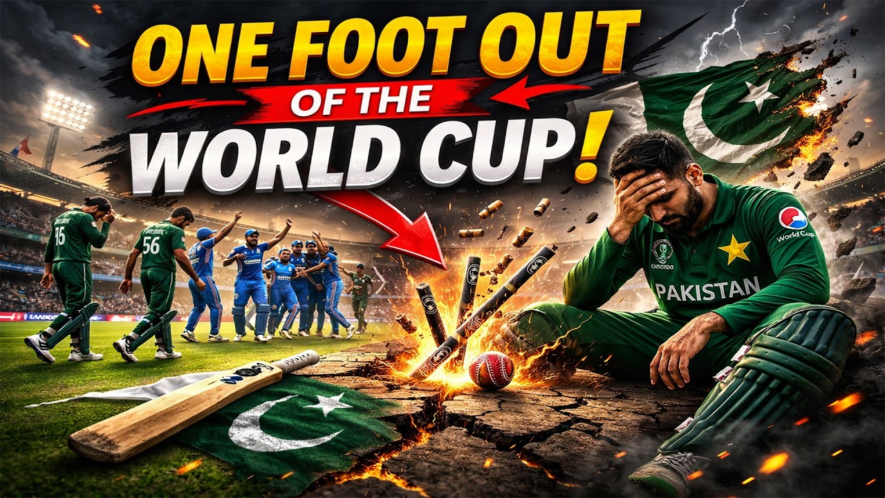 One foot out of the World Cup!