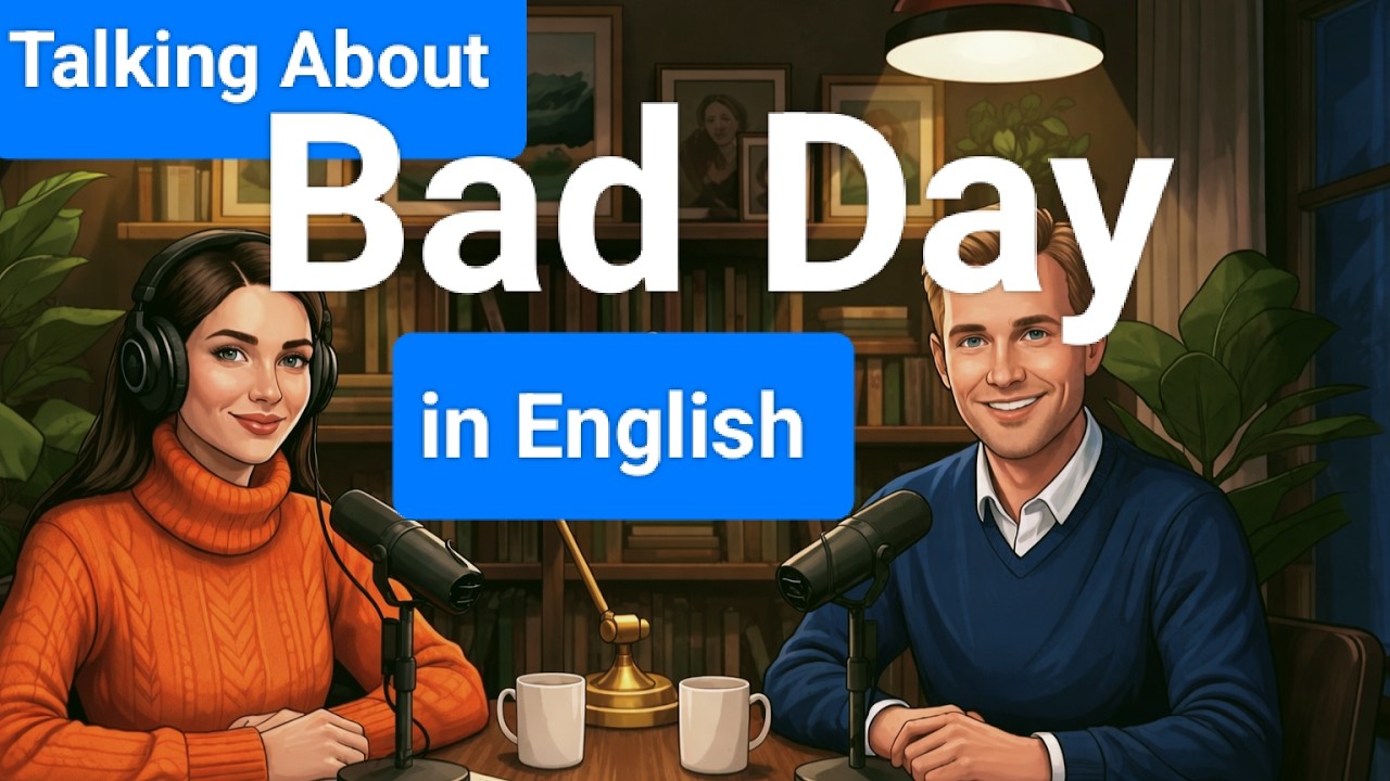 How to Talk About a Bad Day in English | Daily English Conversation Practice | English Podcast