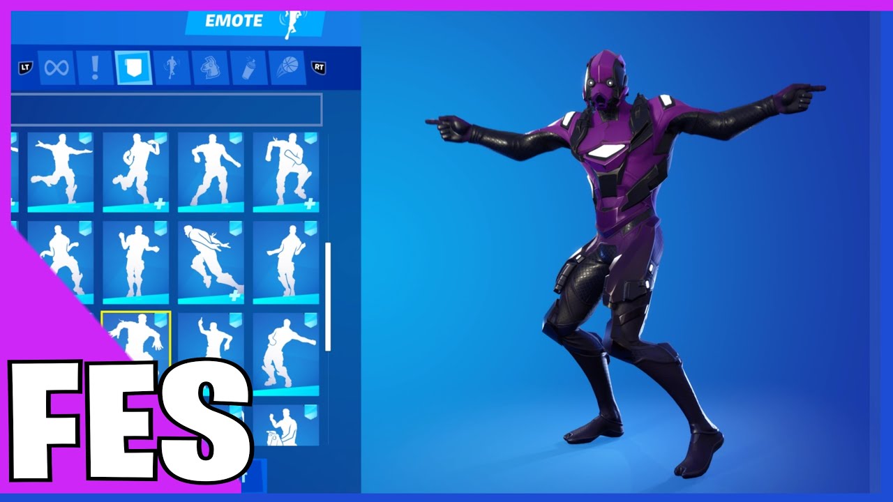 Fortnite Dark Vertex Skin With all my Fortnite Dances & Emotes!
