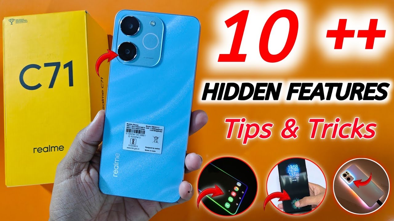 Realme C71 5G Tips and Tricks Hidden Features | 10+ Smart Features!