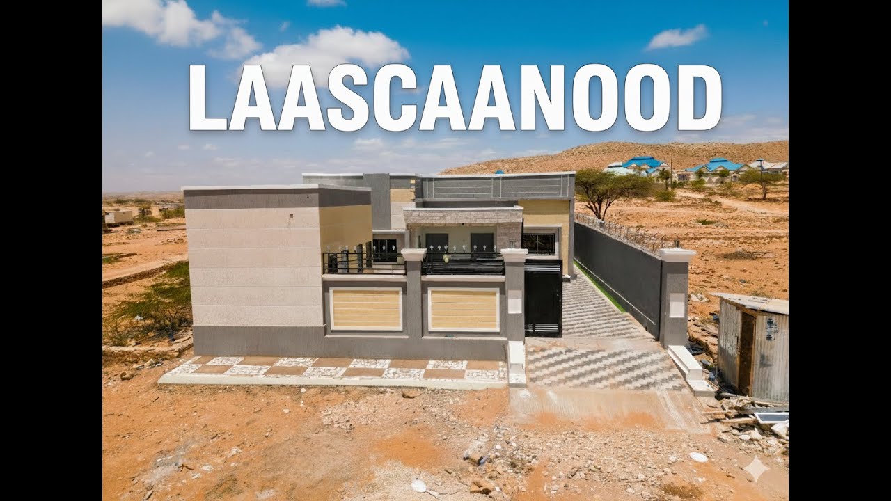 Completed residential house in Laascaanood