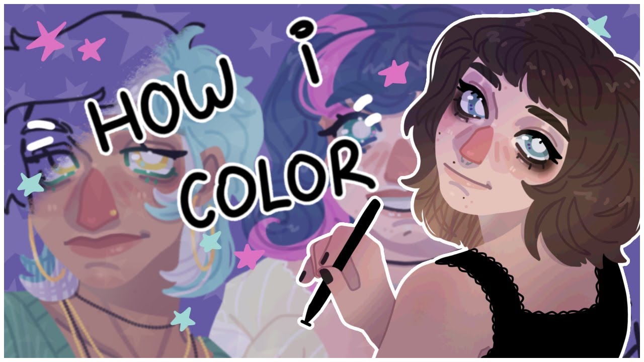 ☆My Drawing Process pt.2!!(coloring)☆