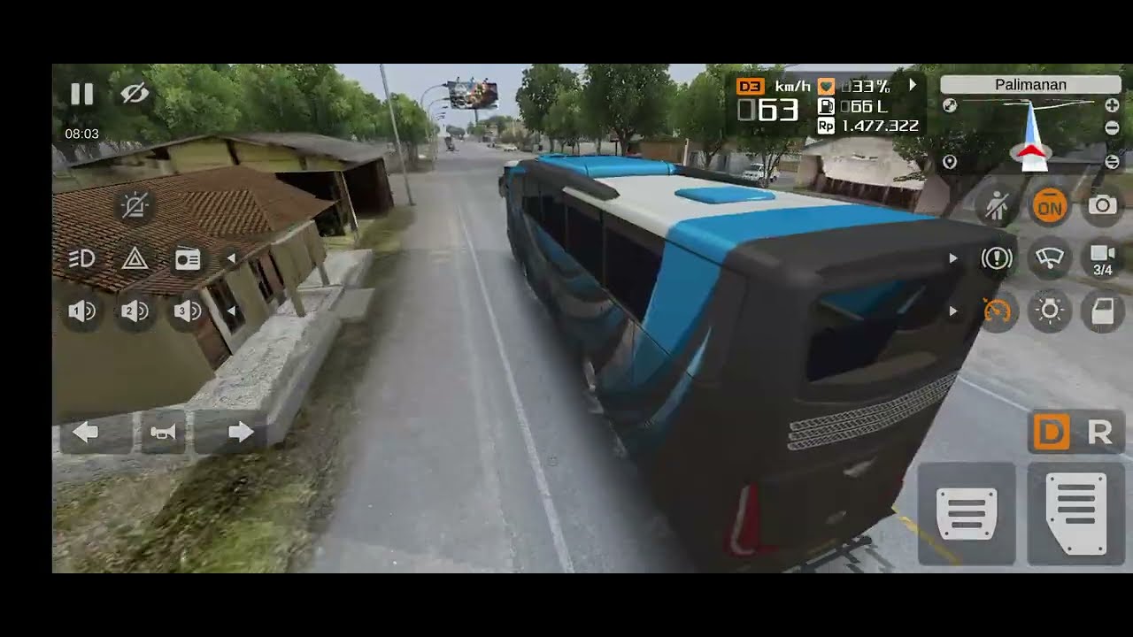 Bus simulator driving game video kolkata to kharagpur #bus #busgames #bussimulatorindonesia #bus