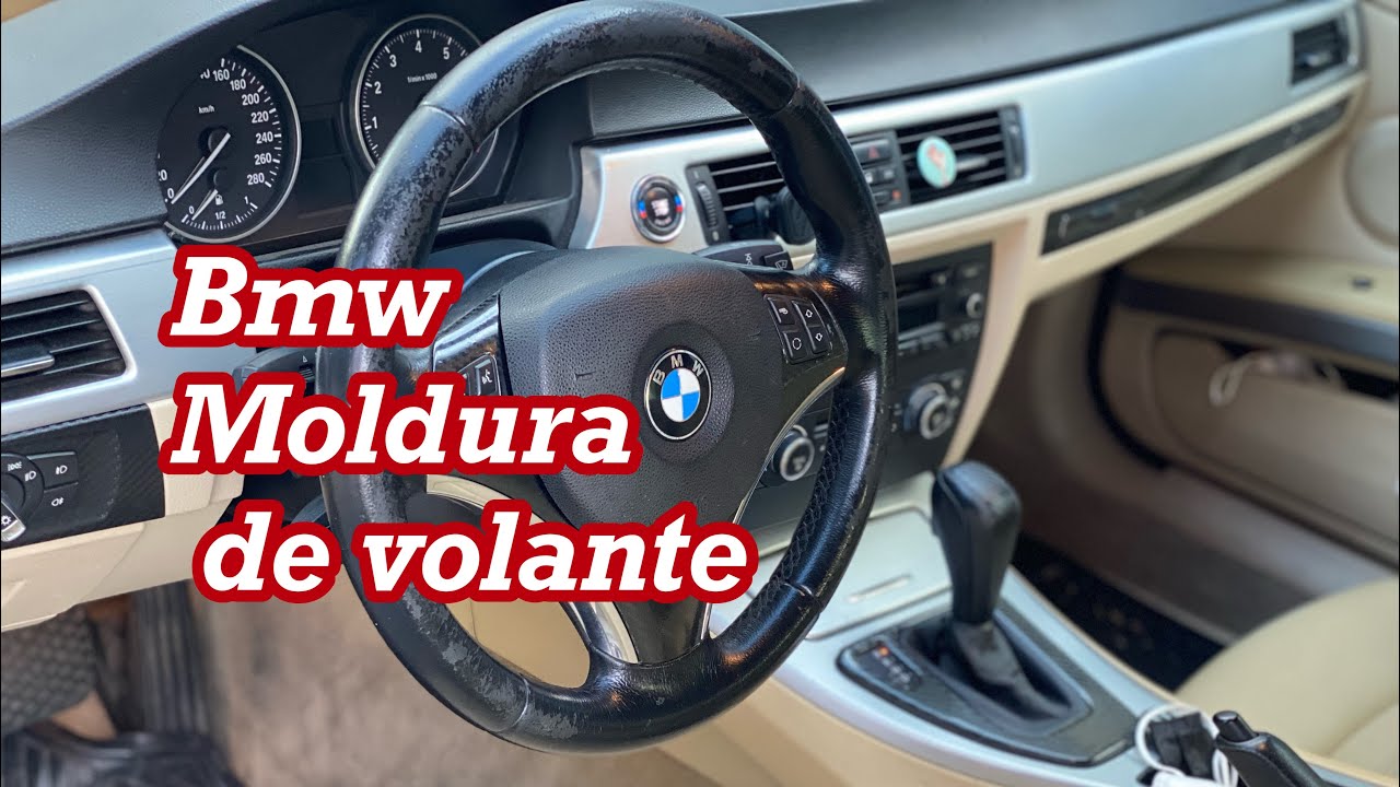 MOLDURA VOLANTE CUBIERTA EN VINYL DE FIBRA DE CARBONO