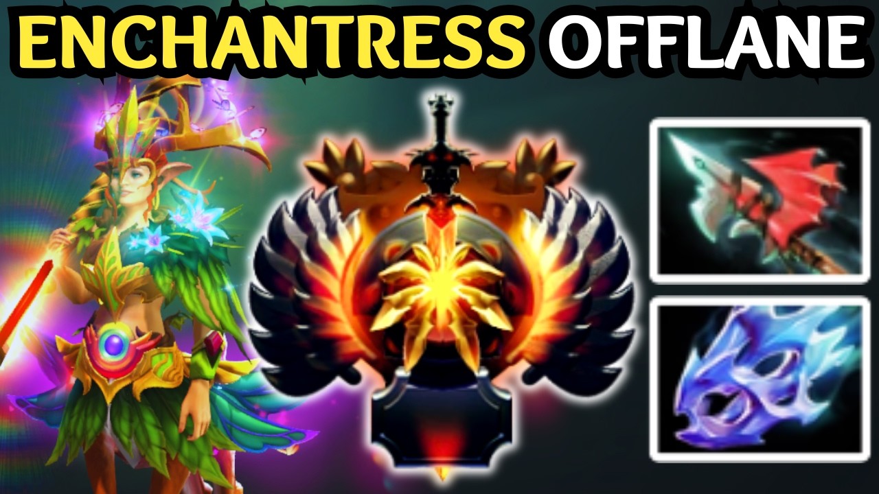 🔥 ENCHANTRESS OFFLANE — UNTOUCHABLE 😈 IMPETUS 😈 YOU CAN’T HIT THIS 😈 | DOTA 2 🔥