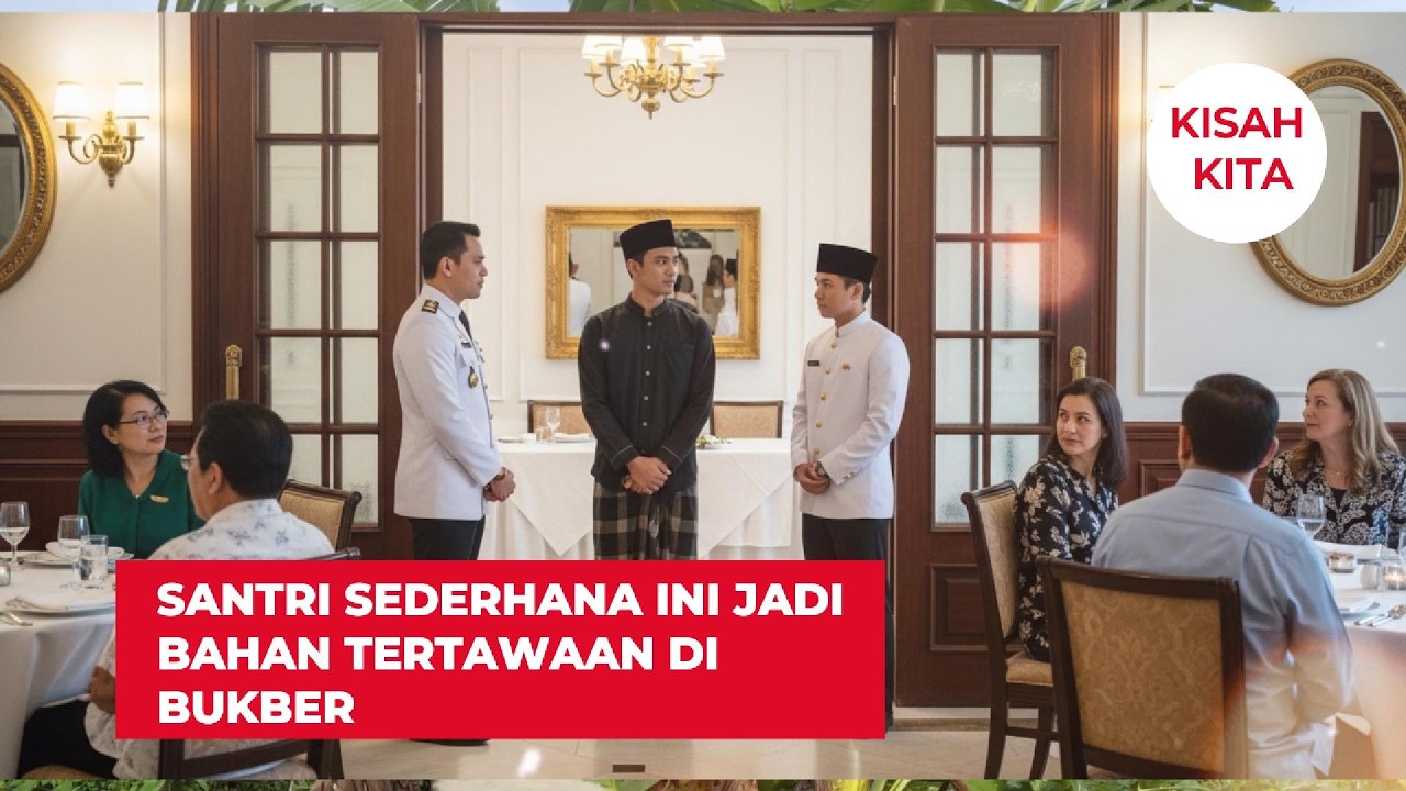 SANTRI SEDERHANA INI JADI BAHAN TERTAWA DI BUKBER, SAMPAI MOBIL MEWAHNYA DATANG DAN SEMUA LANGSUNG..