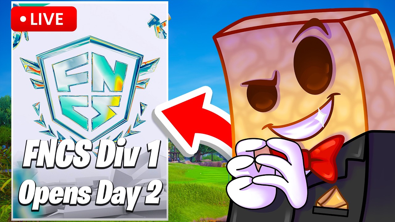 🔴LIVE - FNCS DIV 1 OPENS DAY 2 (Fortnite)