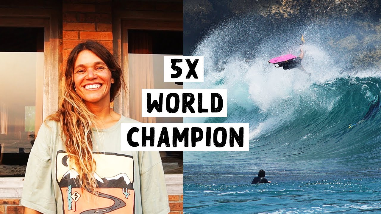 ONDA ALUCINANTE para bodyboard com Isabela Sousa 5X Campeã Mundial