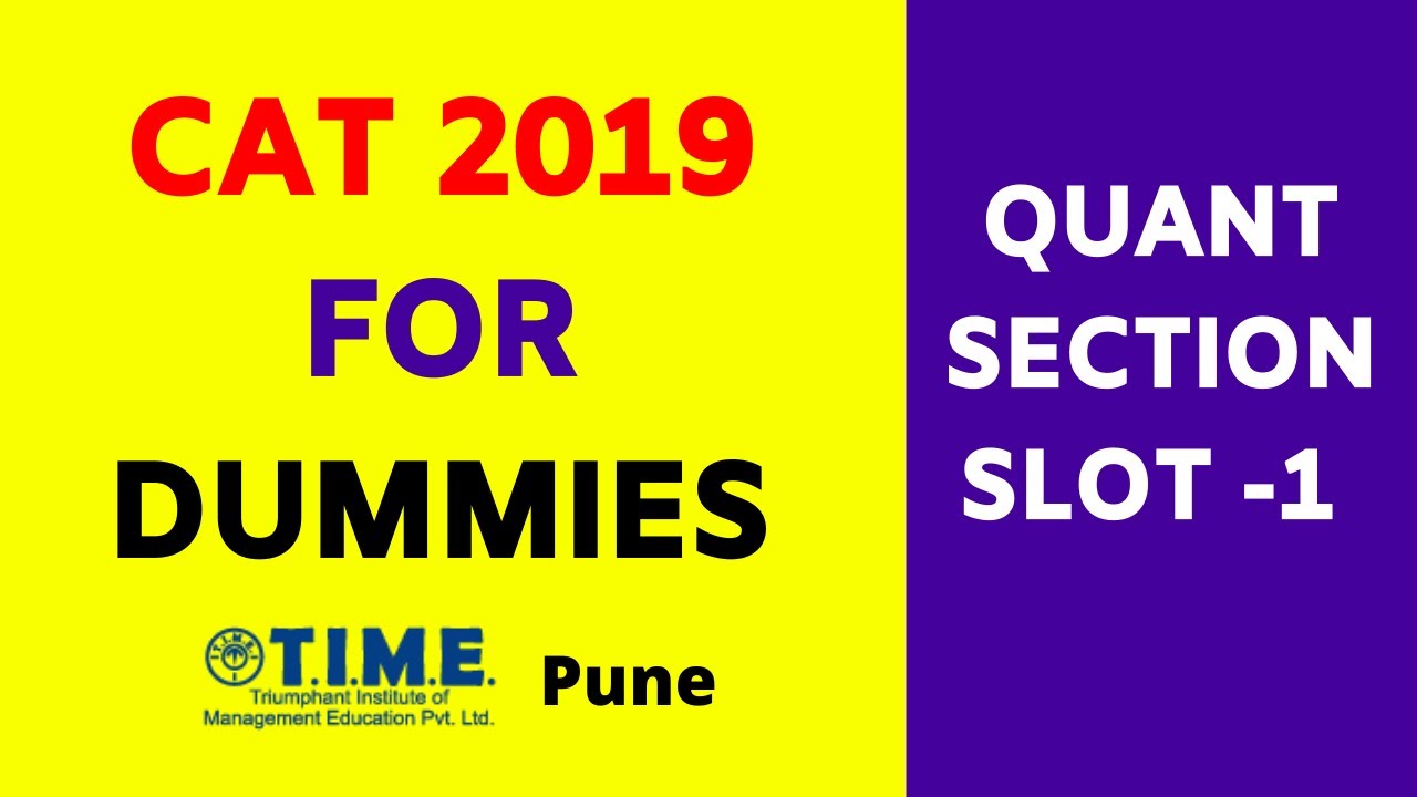 CAT 2019 Solutions | Quant Section | Slot 1(Part 1)