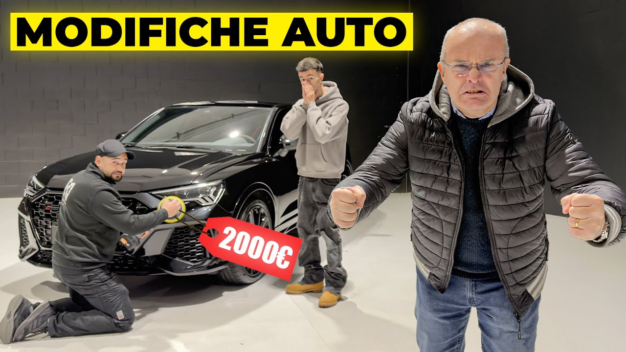 PAPÀ HO SPESO 2000 EURO PER le PRIME MODIFICHE alla NUOVA AUTO! *AUDI RSQ3*