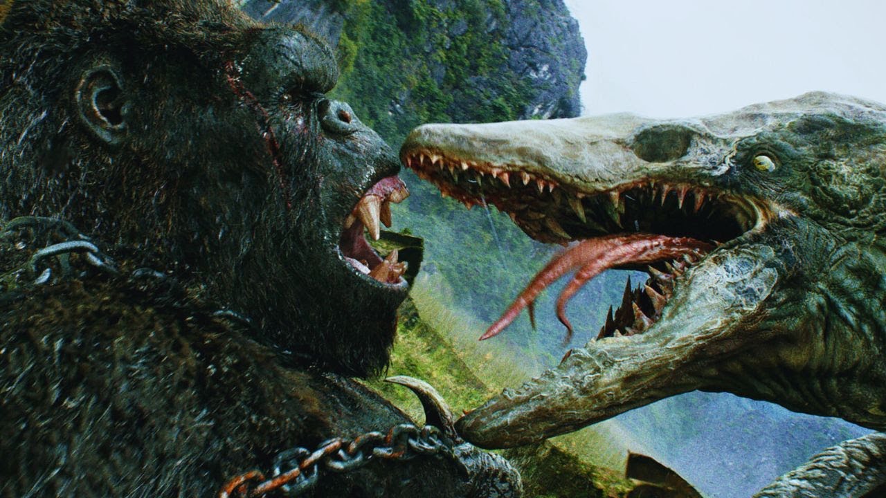 Epic Monster Battle on a Lost Island | Kong Skull Island (2017) Movie Review