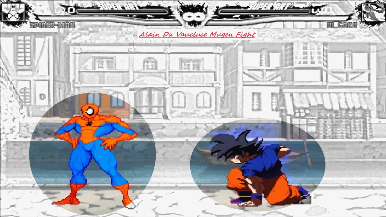 Mugen : Spiderman (Zankuten) Vs Goku Ultra Instinct (Request)