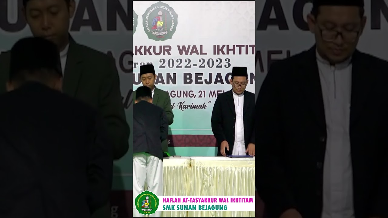 Haflah At tasyakkur wal ikhtitam SMK Sunan Bejagung #shorts #Haflah #SMKhebat #Wisuda #Tuban #ponpes