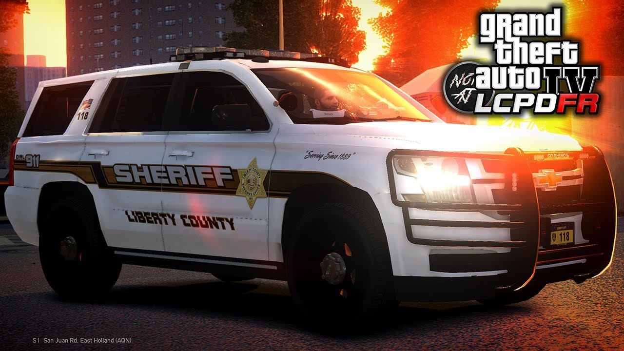 GTA 4 LCPDFR - Day 30 | Liberty County Sheriff 2015 Tahoe | LCPDFR in 2019