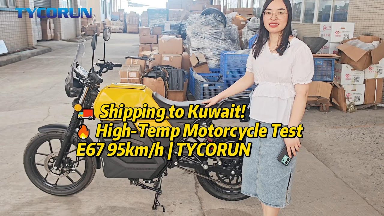 Can This E-Motorcycle Survive 60°C? Shipped to Kuwait for Extreme Heat Test!