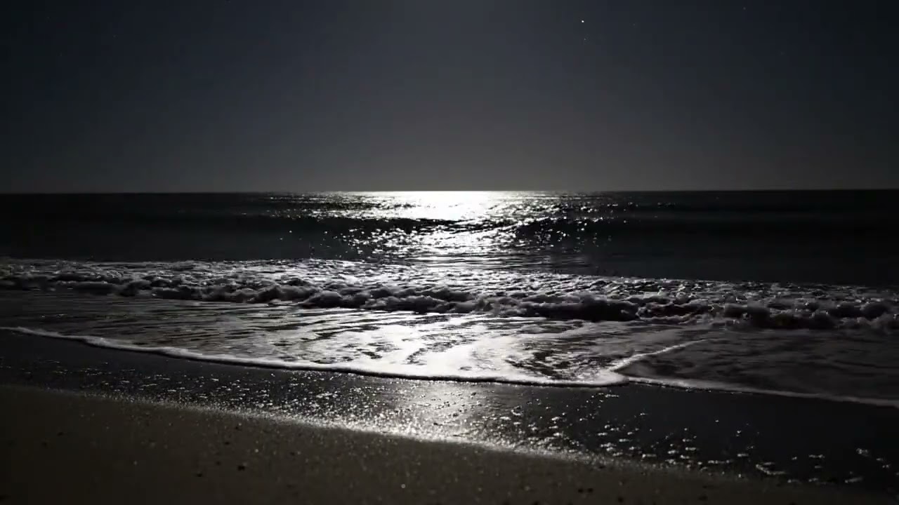 Sleep Instantly with Powerful Night Waves at Museddu Beach | Deep Ocean Sounds for Relaxing Sleep