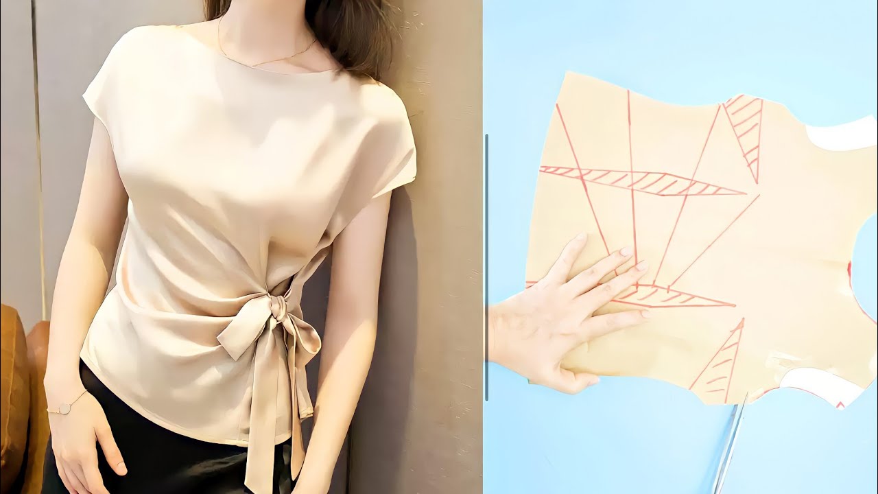 Thiết Kế Áo Cánh Dơi Phần 1| How To Cut A Shirt Part 1
