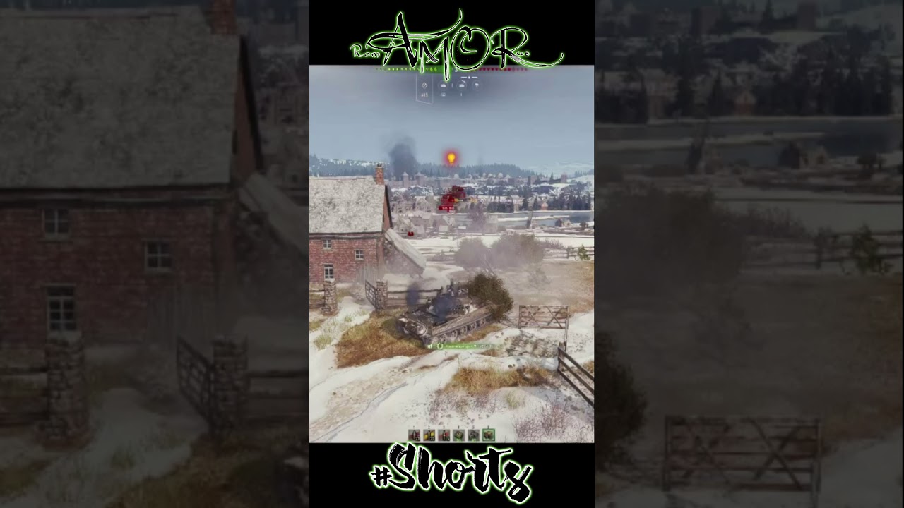 WoT мир танков Снаряд над башней это неуютно #shorts