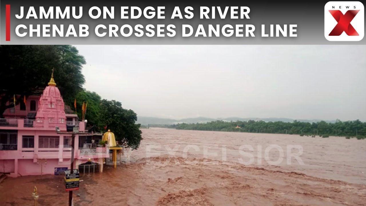 Scary Flood Footage: Chenab River in Jammu Flows Above Danger Level | NewsX
