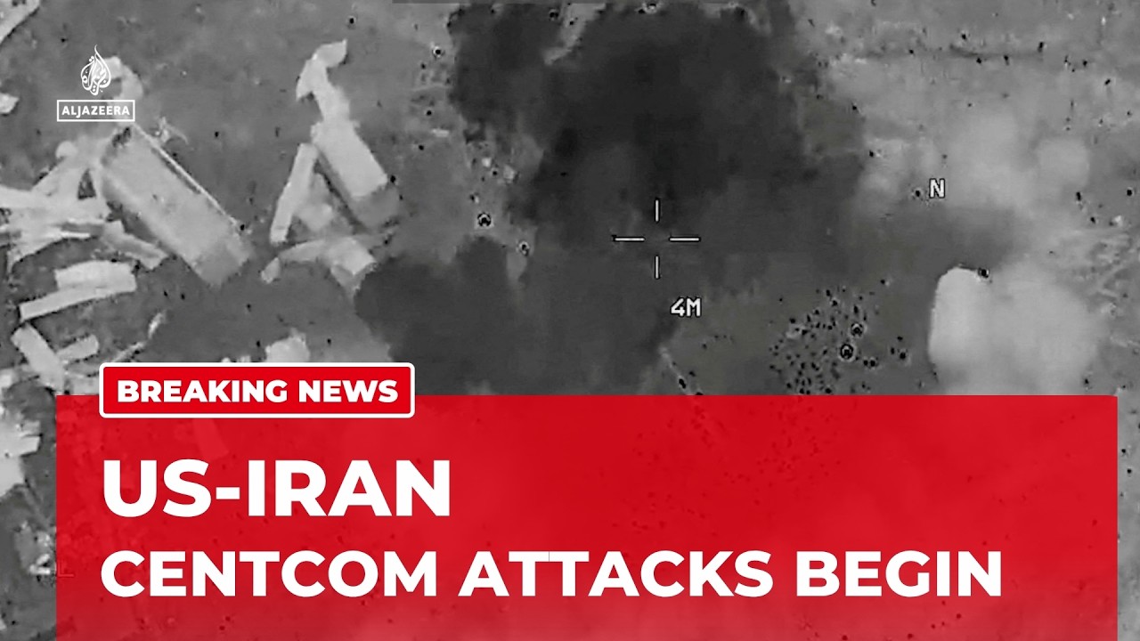 US forces launch strikes against Iran