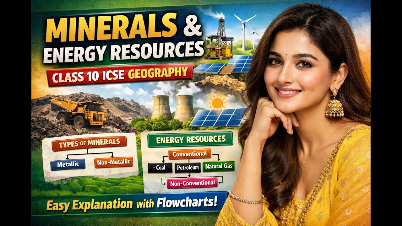 Class 10 ICSE Geography – Minerals and Energy Resources