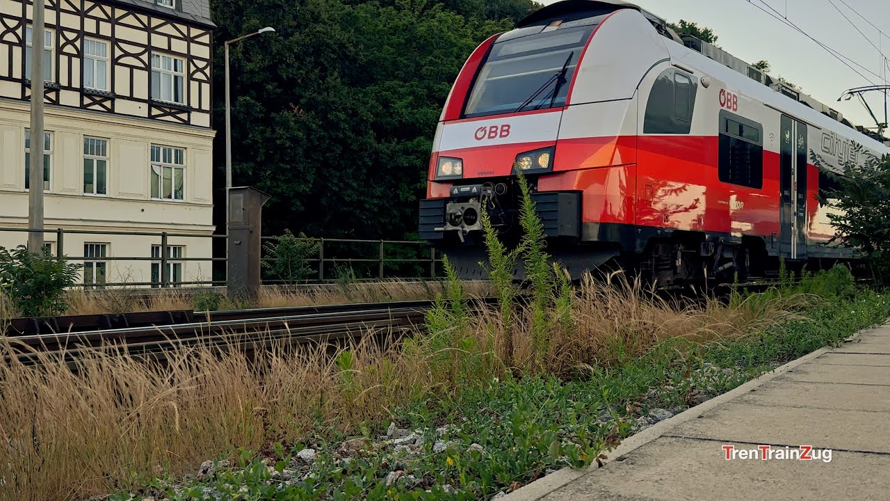 4K ÖBB Trains in Wien Nußdorf