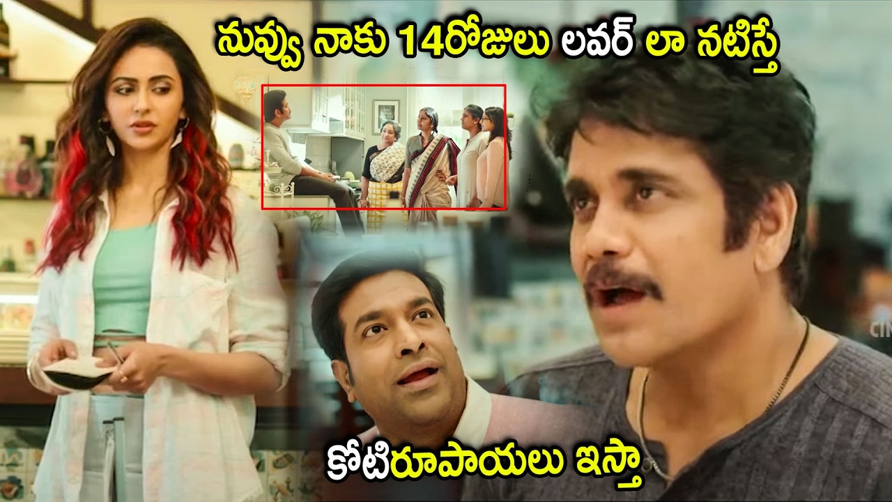 Rakul Preet Singh & Nagarjuna Super Hit Comedy Scene | Telugu Movies | Cinema Chupistha