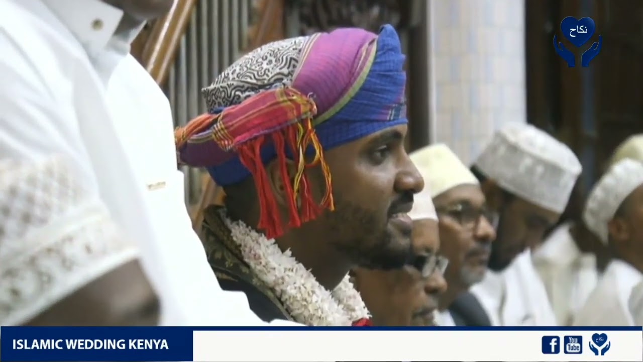 HARUSI YA AL AKH ISSA IBRAHIM | WEDDING NIKKAH | KUVISHWA KILEMBA   MASJID KONZI | MOMBASA KENYA