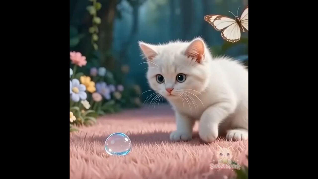 Wait&hellip; Why Is the Bubble Moving? 😳🫧🐱