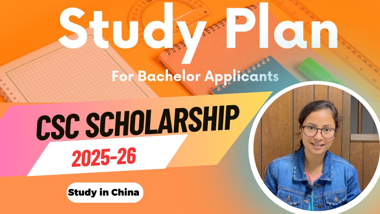How to write a study plan for Bachelor Applicants।Chinese government scholarship।2025-26