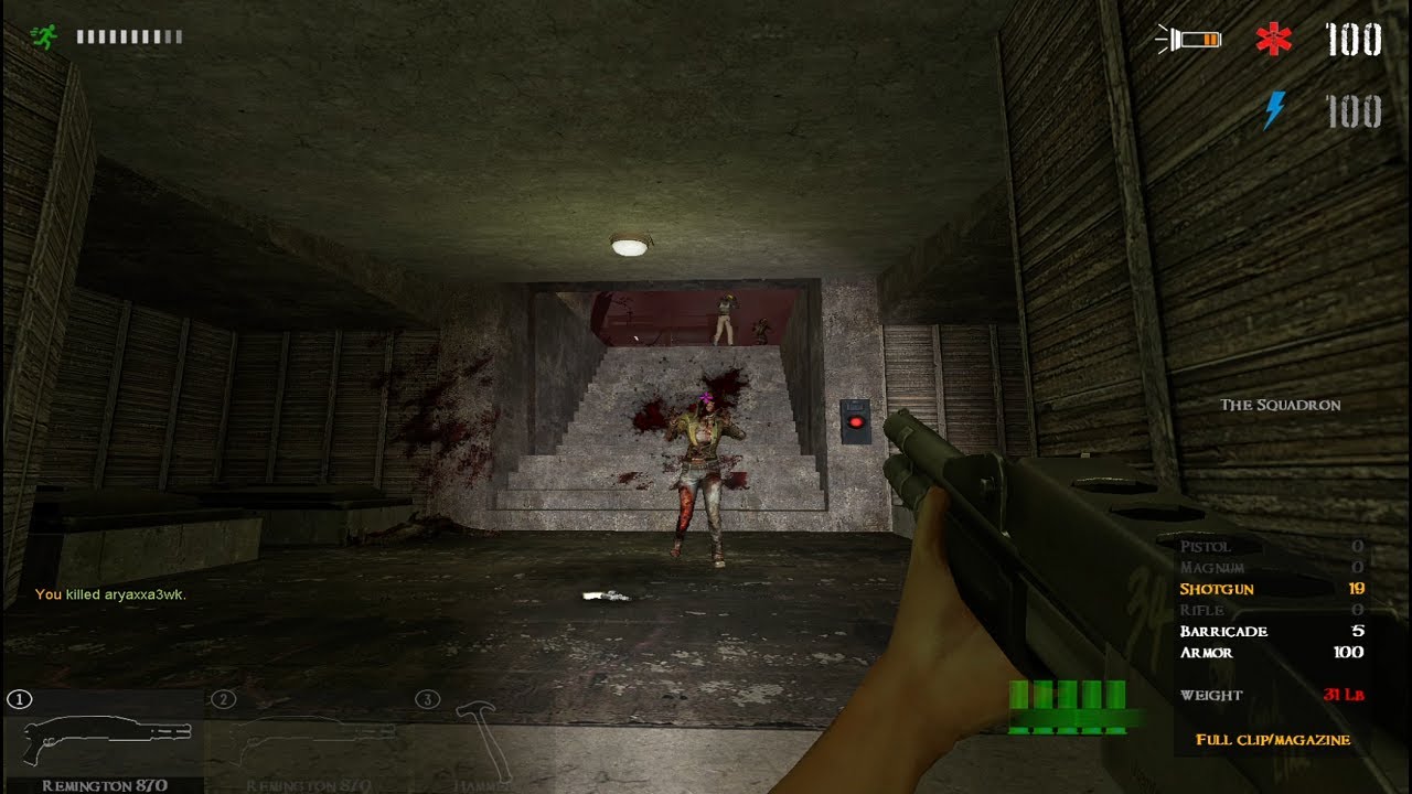 Zombie Panic! Source 3.2 Lucky Round Turns into Big Unluck