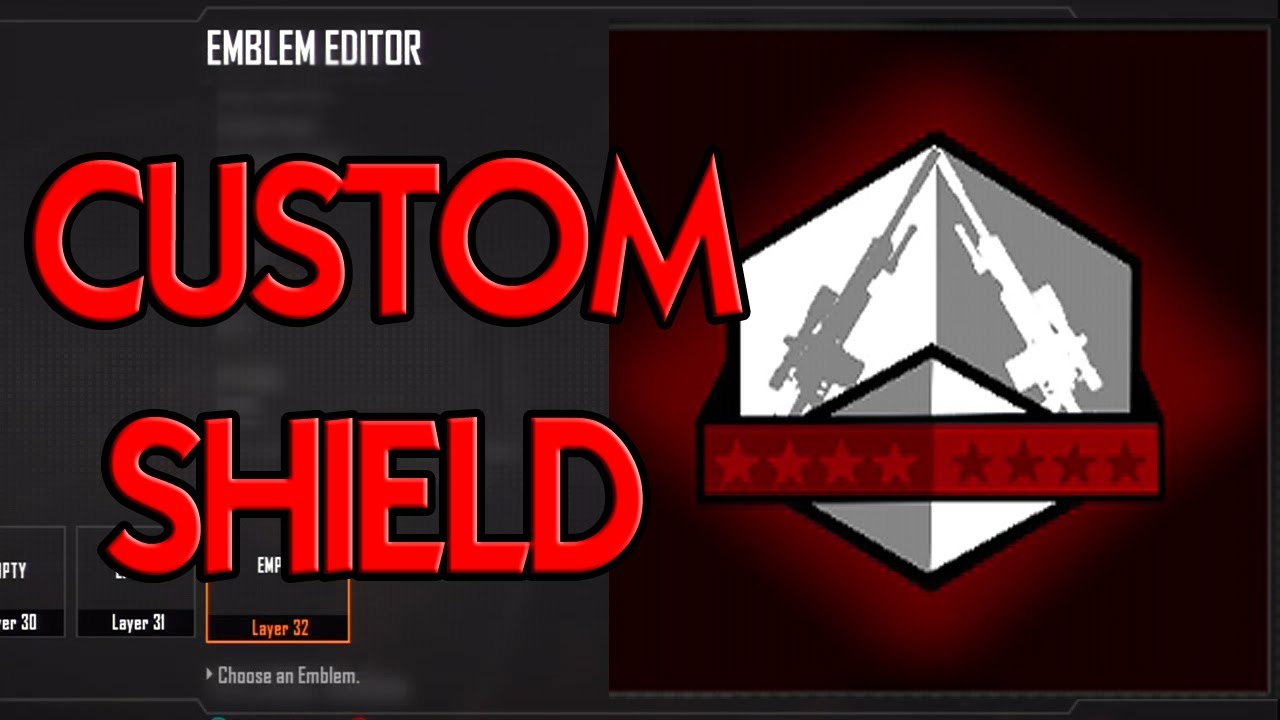 Black Ops 2 - Custom Identity Shield Emblem Tutorial