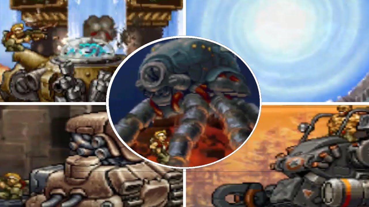 Metal Slug 7 All Bosses No Damage