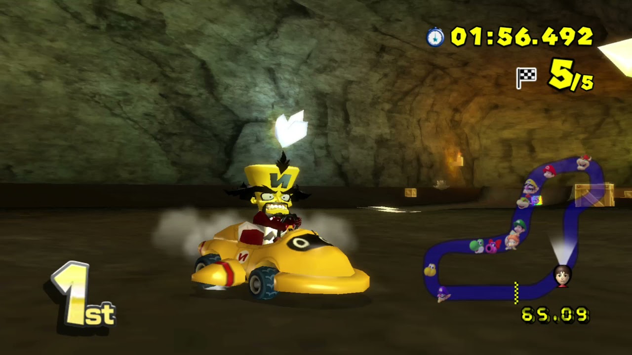 Mario Kart Wii (Fusion) Custom Tracks - Mirror (1 Player) #050 with Cortex