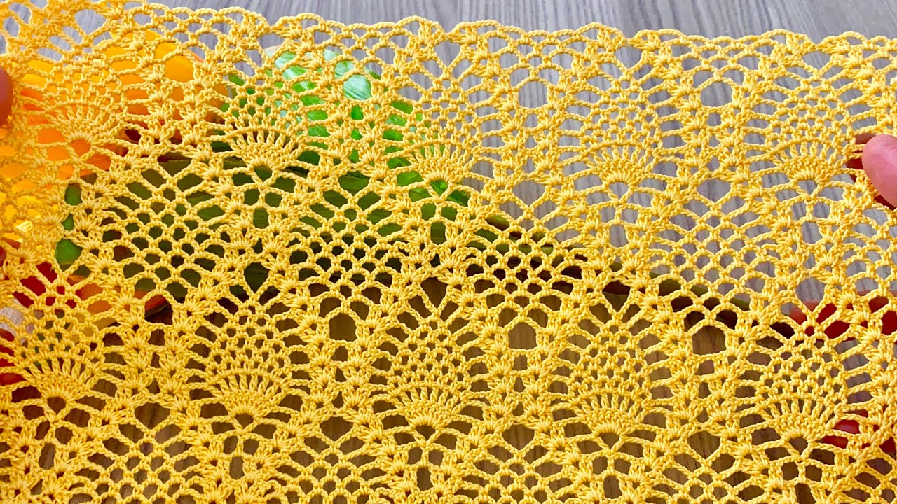 Crochet Work 🌸 Beauty Diamond and Pineapple Pattern Crochet Blouse Step by Step Tutorial