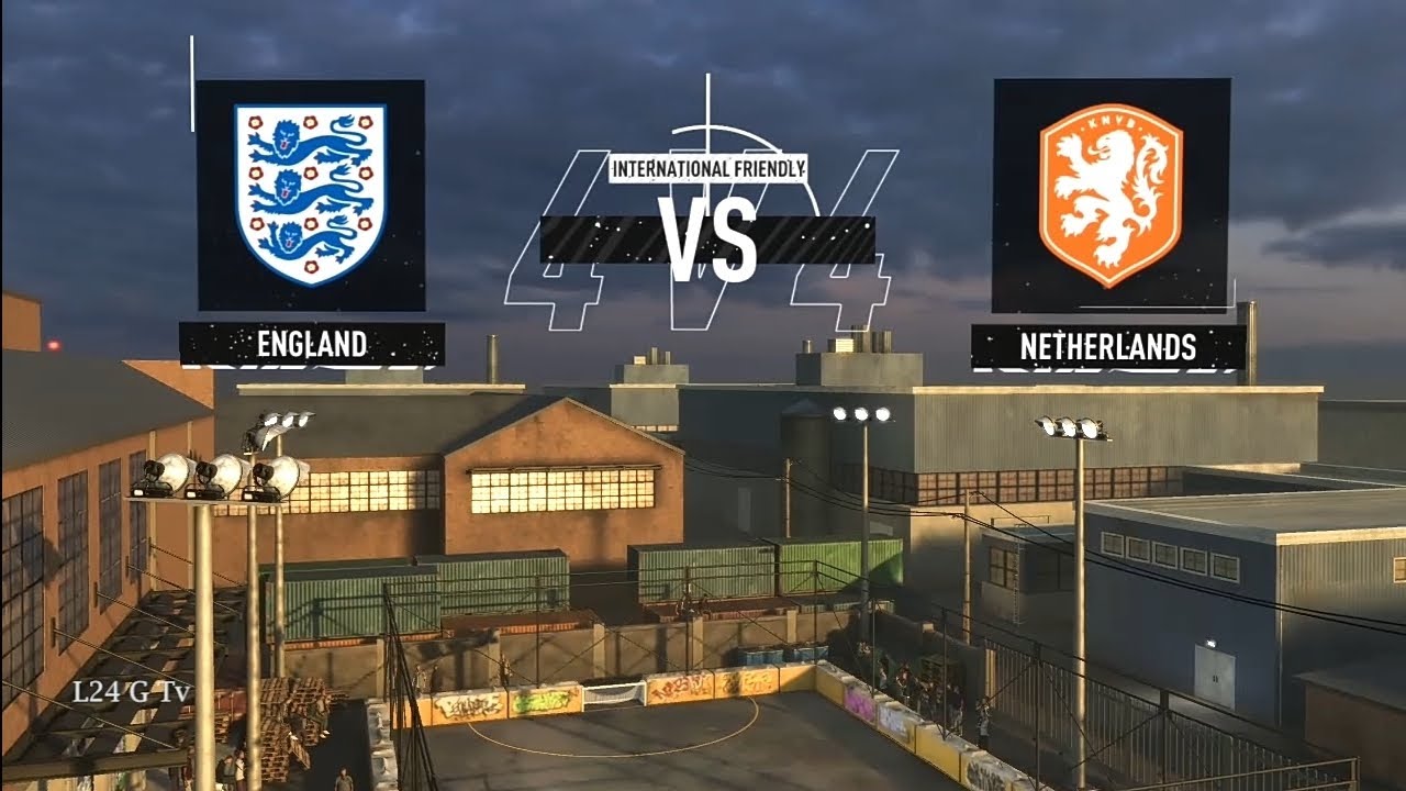 England Vs Netherlands || Fifa Volta Street Football || Gameplay.