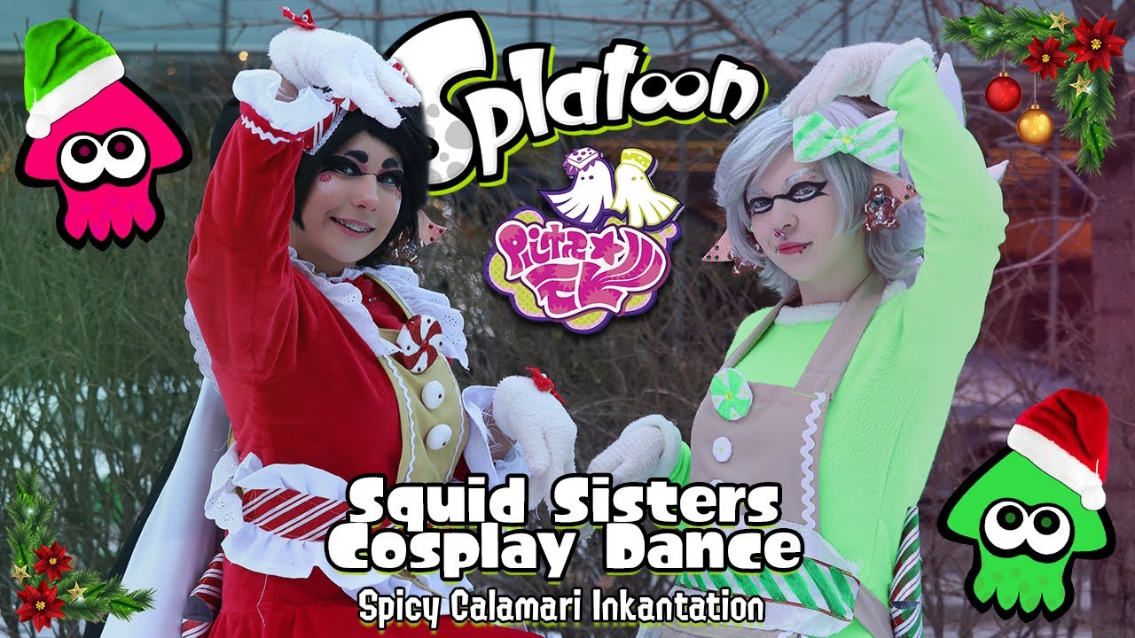 Splatoon Squid Sisters Cosplay Dance Holiday Edition | T-Dude