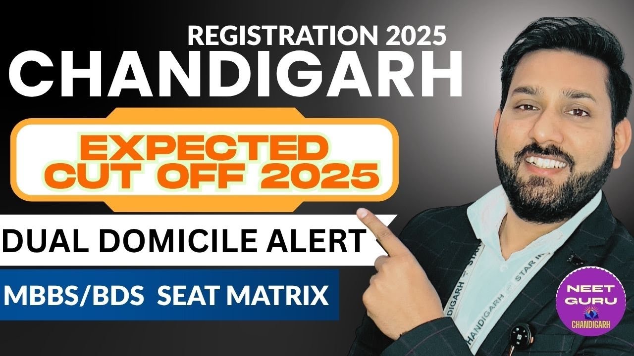 📢 Chandigarh MBBS Registration Started|Expected Cut-Off for GMCH 2025 | Complete Counselling Guide 📢