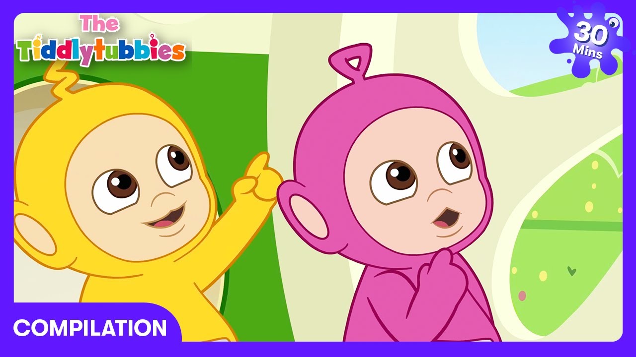 Teletubbies - Hauskat Eläinpilvet ja Muodot | Lastenohjelmat | WildBrain Pieni Piirroskaupunki