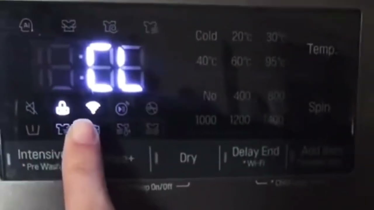حل كود CL بالغسالة لا تستجيب 