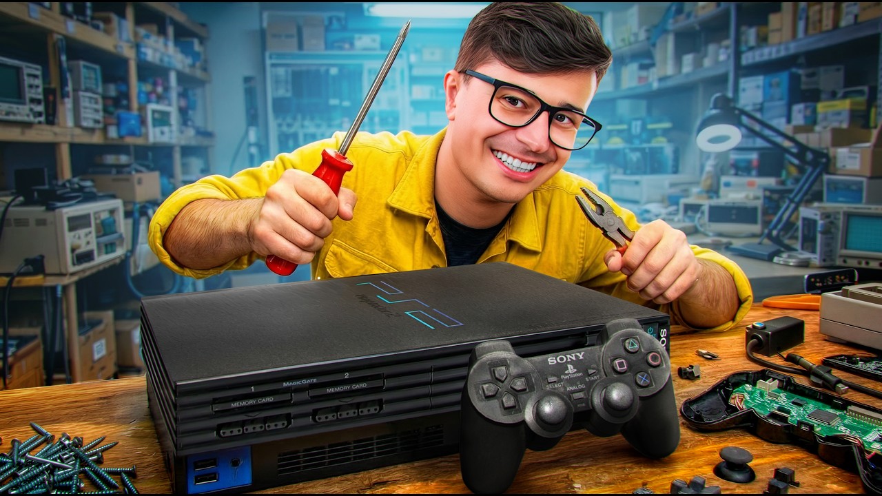 Eu ABRI uma LOJA de REPAROS de VIDEOGAMES ANTIGOS