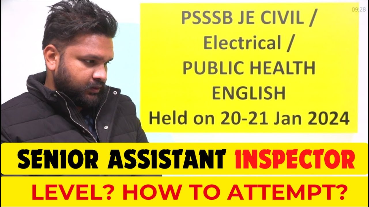 PSSSB JE CIVIL/Electrical Exam English Analysis | PSSSB Senior Assistant Inspector |Electric English