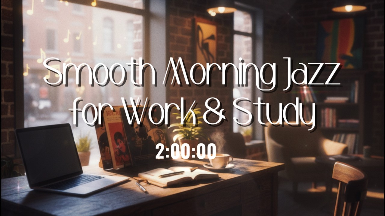 Smooth Morning Jazz for Work & Study – ☀️ Cafe Focus Music | Productivity Jazz Playlist