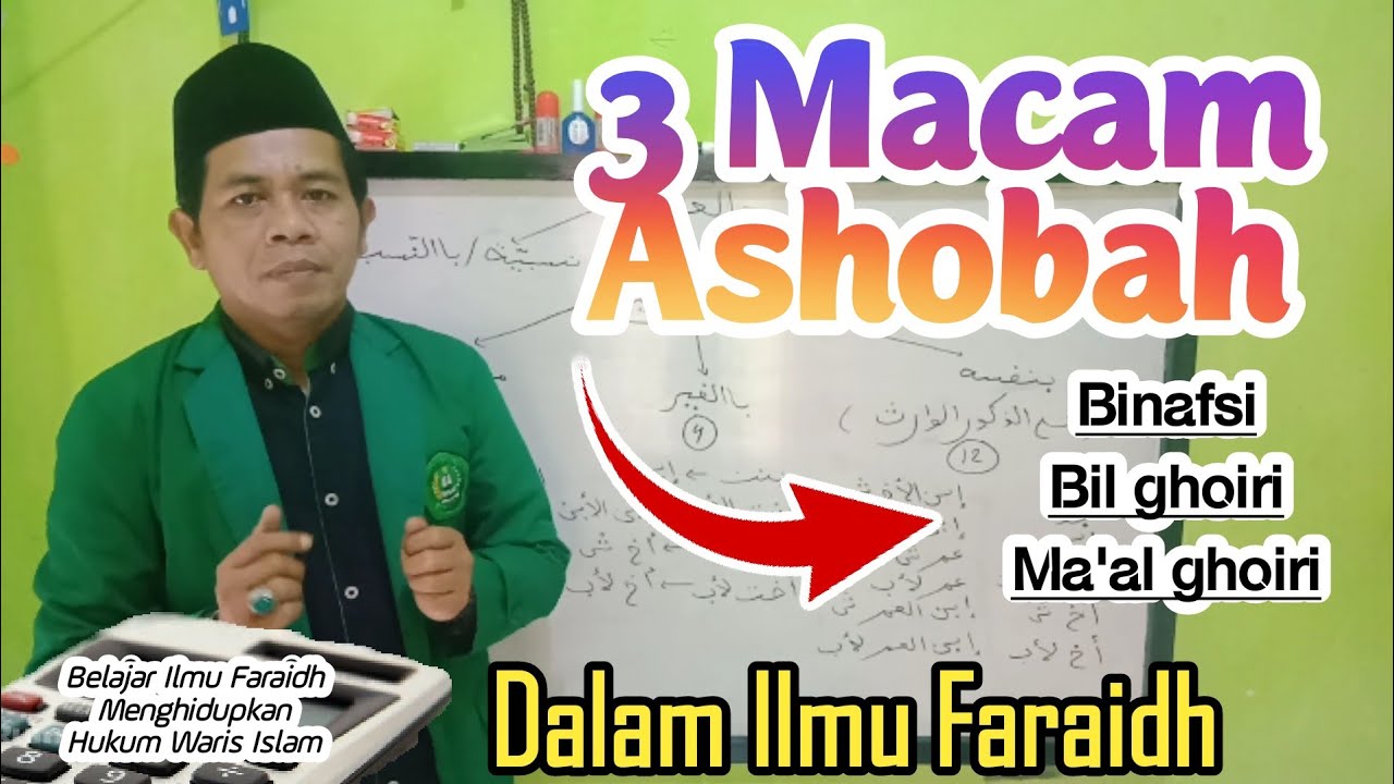 3 MACAM ASHOBAH DALAM FARAIDH
