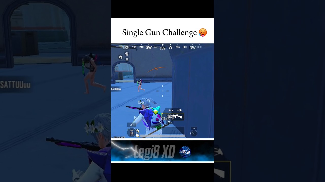 Single Gun Challenge Gone Wrong !! 💥☠️🔥 -- @real_legi8
