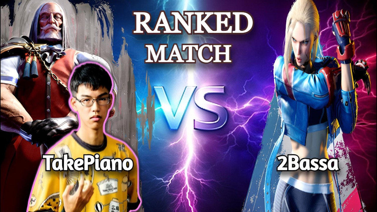 🔥SF6➤ TakePiano (Jp) Vs 2Bassa (Cammy) ➤ High Level RANKED🔥